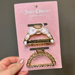 NWT - Juicy Couture Coquette Hair Clips/Claw (2 Pieces)